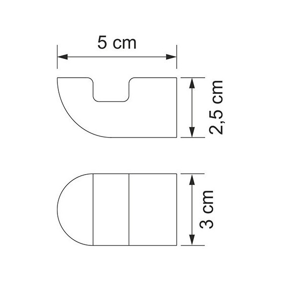 Крючок WasserKraft Kammel K-8323WHITE, белый фото 4