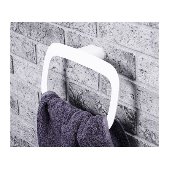 Кольцо для полотенец WasserKraft Kammel K-8360WHITE, белый фото 2