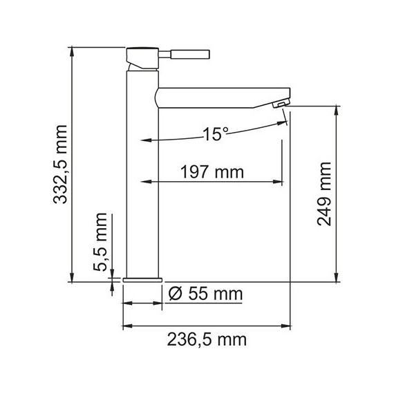 Смеситель для раковины высокий WasserKraft Main 4103H - 5 Смеситель для раковины высокий WasserKraft Main 4103H фото 5