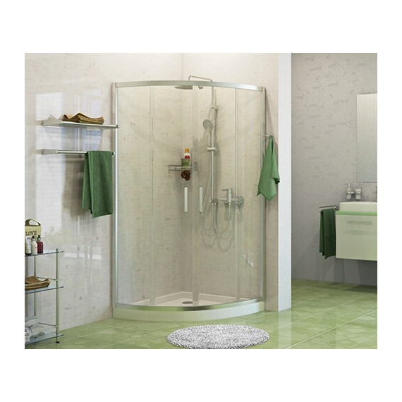 Душевое ограждение WasserKraft Main 100х100 см 41S23, хром/прозрачное - 4 Душевое ограждение WasserKraft Main 100х100 см 41S23, хром/прозрачное фото 4