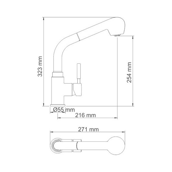 Смеситель для кухни WasserKraft Main 4166 - 7 Смеситель для кухни WasserKraft Main 4166 фото 7
