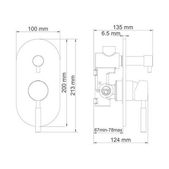 Смеситель для ванны WasserKraft Main 4141 - 4 Смеситель для ванны WasserKraft Main 4141 фото 4