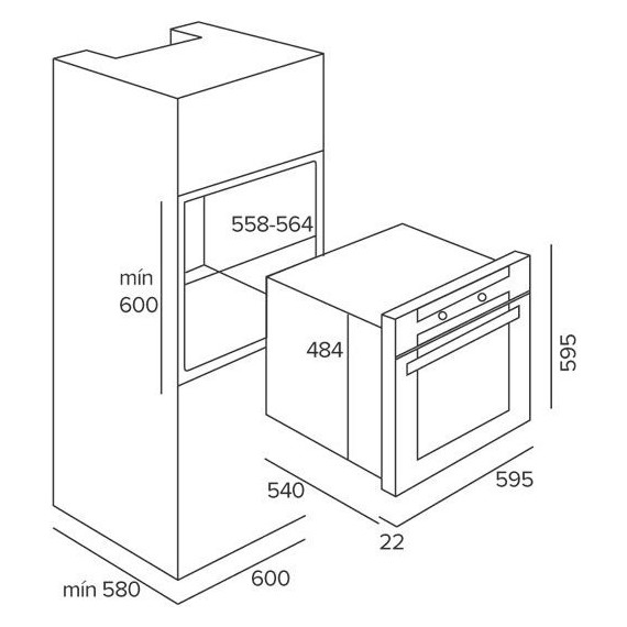 Электрический духовой шкаф Teka Total HSB 630 Black 41560132 фото 3