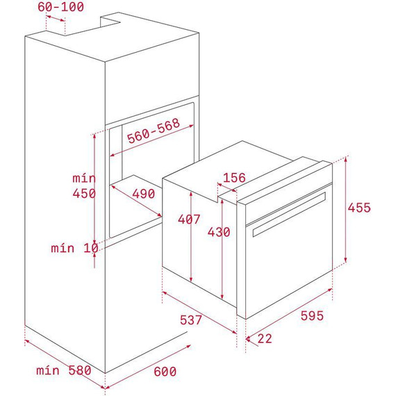 Электрический духовой шкаф Teka Urban HLC 8400 Night river black 111130003 фото 11