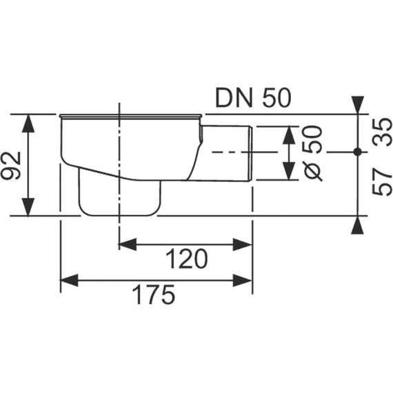 Сифон для трапа TECEdrainline DN 50 0,8 л/с, 650001 фото 3