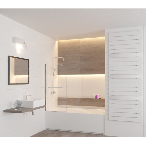 Шторка для ванны RGW SC-06 80 см 03110608-11, хром/прозрачное фото 2