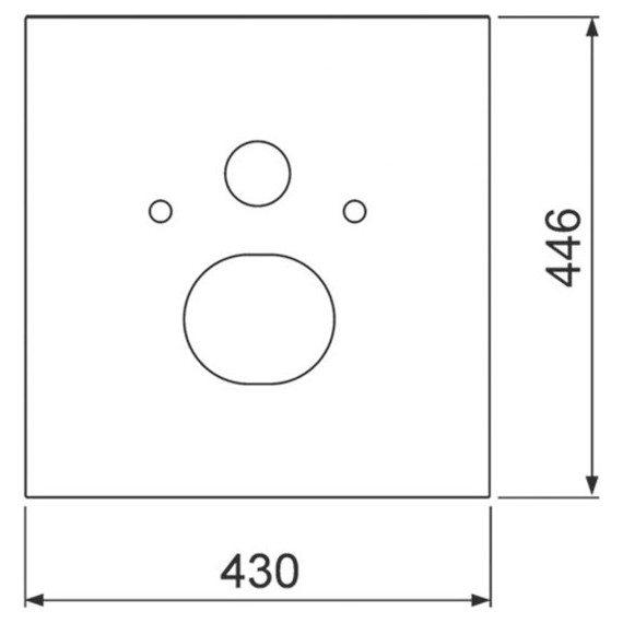 Нижняя панель TECElux 9650103, стекло белое фото 3