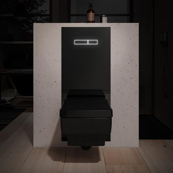 Верхняя панель TECElux 9650003, стекло черное фото 2