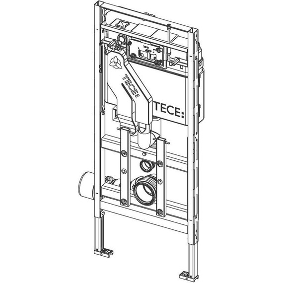 Инсталляция для подвесного унитаза TECElux 400 (h=1120 мм) 9600400 - 5 Инсталляция для подвесного унитаза TECElux 400 (h=1120 мм) 9600400 фото 5