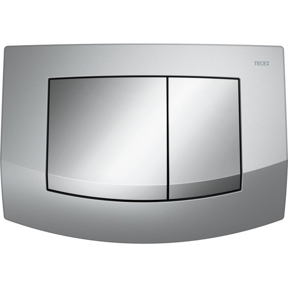 Кнопка смыва TECEambia 9240253, хром матовый, клавиши хром глянцевый фото 