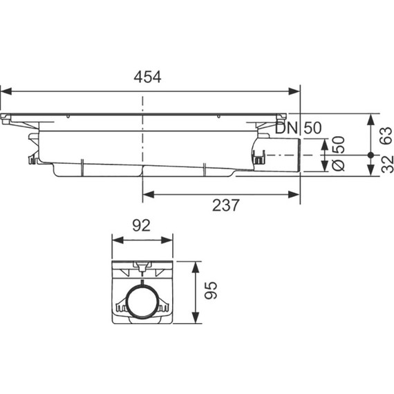 Сифон для трапа TECEdrainprofile DN 50 673002 фото 4