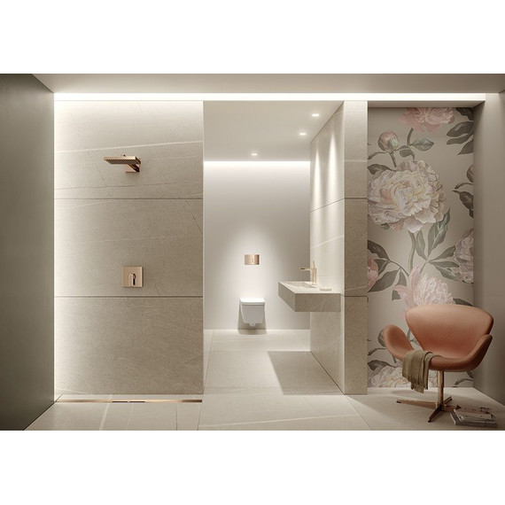 Трап TECEdrainprofile 80 см 670813, нержавеющая сталь, глянец/красный/позолоченный, Цвет производителя: красный, глянец, позолоченный, Размер трапа: 800 фото 3