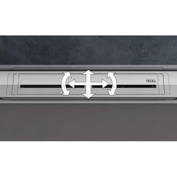 Трап TECEdrainprofile 80 см 670811, нержавеющая сталь, глянец/черный хром, Цвет производителя: глянец, чёрный хром, Размер трапа: 800 фото 8