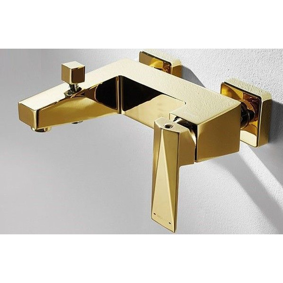 Смеситель для ванны Bravat Iceberg F676110G-01, золото, Цвет производителя: золото фото 2