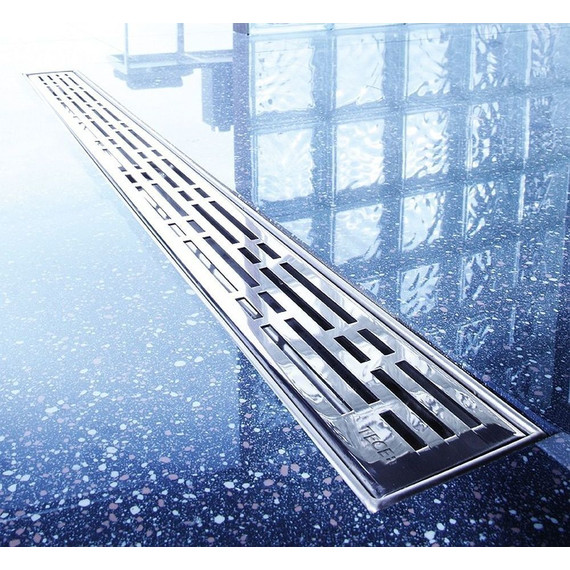 Решетка TECEdrainline “basic" для трапа 150 см 601510, нержавеющая сталь, хром глянцевый фото 2