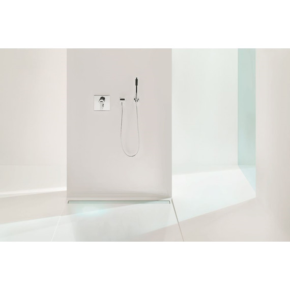 Решетка TECEdrainline для трапа 100 см 601091, стекло, белый фото 2