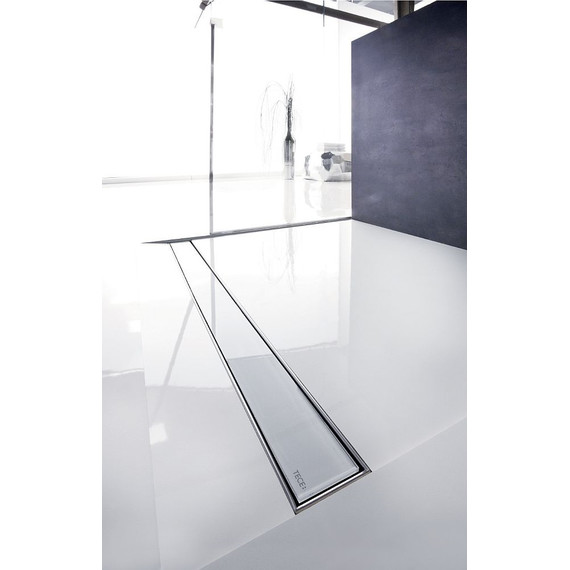 Решетка TECEdrainline для трапа 100 см 601091, стекло, белый фото 3