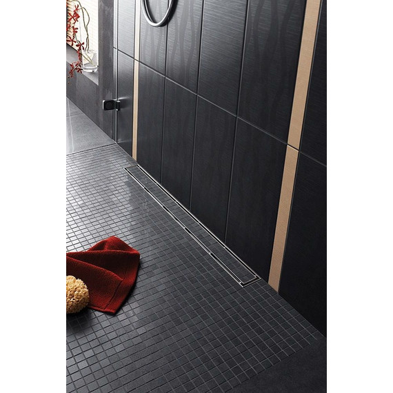 Решетка TECEdrainline “plate” для трапа 100 см 601070, нержавеющая сталь, хром глянцевый фото 2