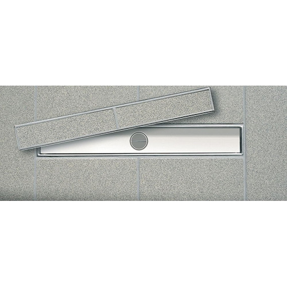 Решетка TECEdrainline "plate II" для трапа 150 см 601572, нержавеющая сталь, хром глянцевый фото 2