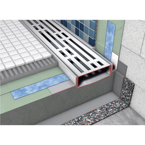 Трап TECEdrainline 120 см 601200, нержавеющая сталь, Цвет производителя: хром, Размер трапа: 1200 фото 3