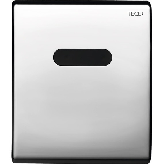 Кнопка смыва с инфракрасным датчиком TECEplanus Urinal 230/12 В 9242353, металлическая, хром глянцевый фото 
