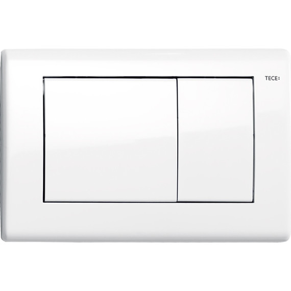 Кнопка смыва TECEplanus 9240324, металлическая, белый глянцевый фото 