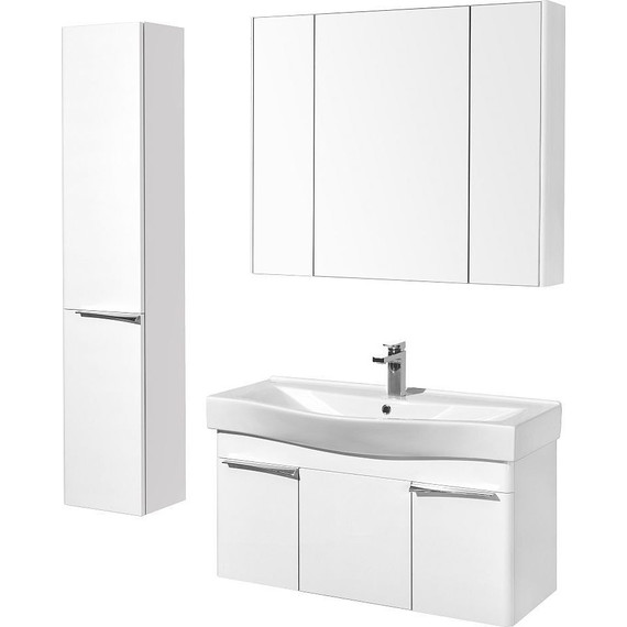 Зеркало-шкаф Акватон Беверли 100 см 1A237202BV010, белый - 4 Зеркало-шкаф Акватон Беверли 100 см 1A237202BV010, белый фото 4