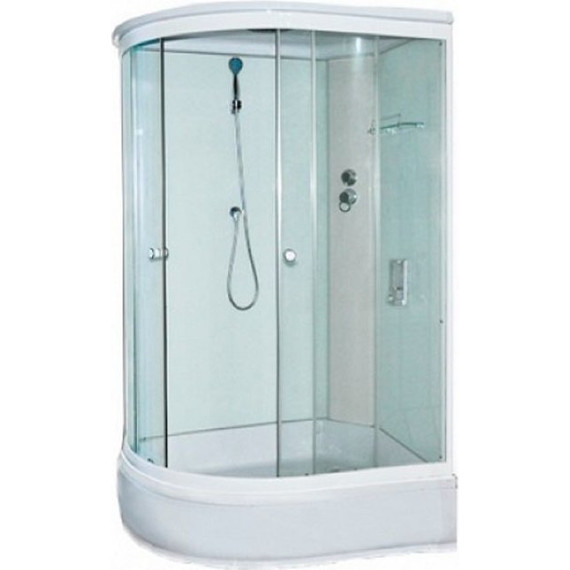 Душевая кабина Loranto CS-8114-M R 120х85 см, белый/матовое фото 