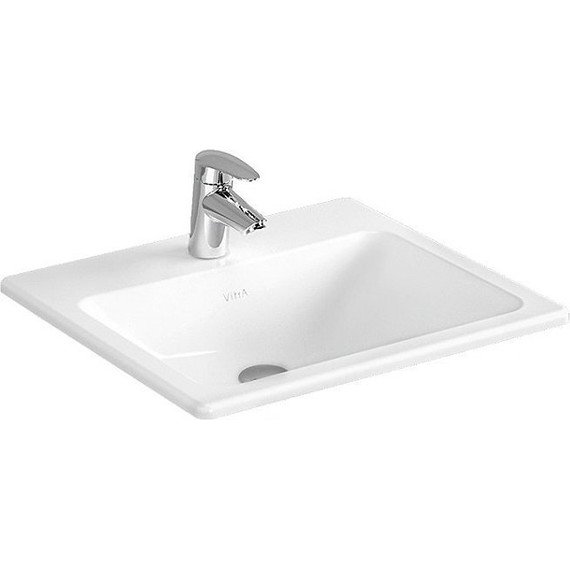 Раковина врезная на столешницу Vitra S20 55 см 5465B003-0001 фото 