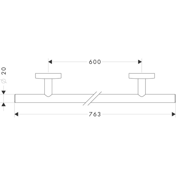 Полотенцедержатель Hansgrohe Logis 40516000 фото 3