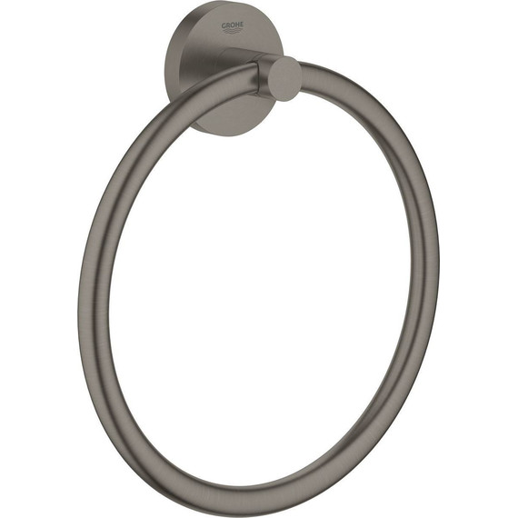 Кольцо для полотенец Grohe Essentials 40365AL1, цвет тёмный графит матовый фото 