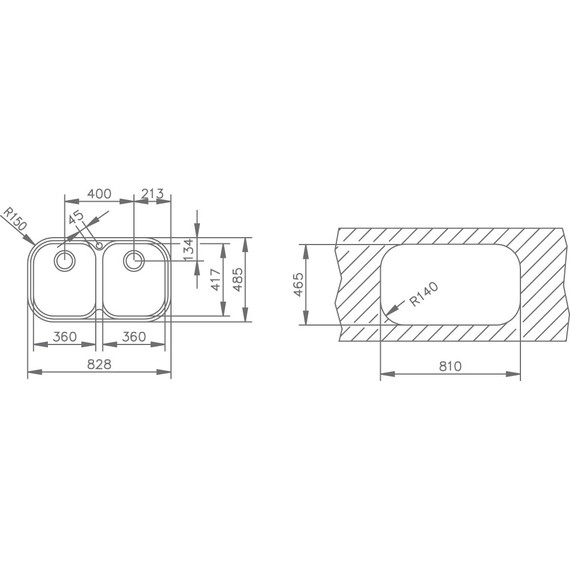 Кухонная мойка Teka Total Stylo 2B 10107028, нержавеющая сталь фото 3