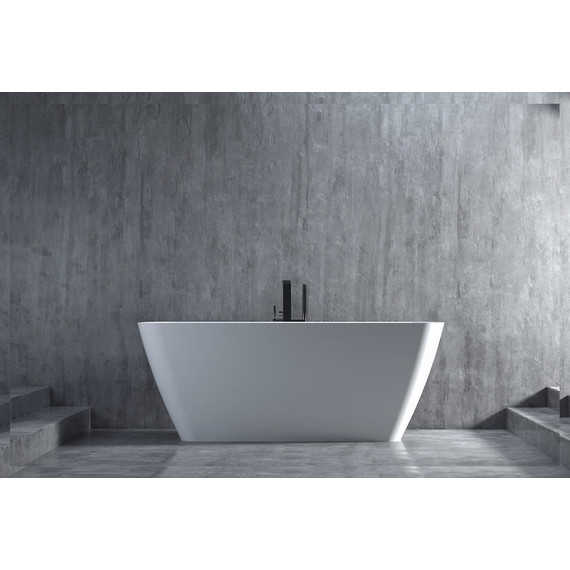 Ванна отдельностоящая Salini Agatha 180х80 см 100221M (S-Stone) матовая  - 4 Ванна отдельностоящая Salini Agatha 180х80 см 100221M (S-Stone) матовая  фото 4