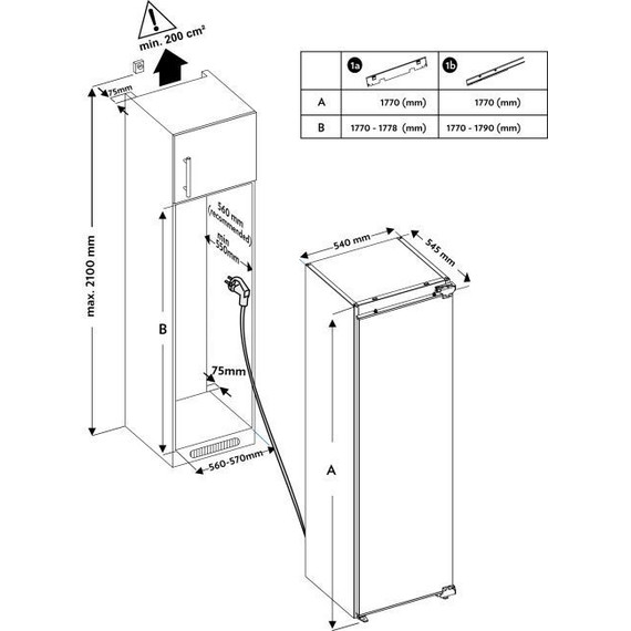 Встраиваемый морозильник (морозильная камера) Schaub Lorenz SL FE225WE - 3 Встраиваемый морозильник (морозильная камера) Schaub Lorenz SL FE225WE фото 3