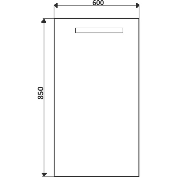 Зеркало Акватон Йорк 60 см со светильником 1A173702YO010 фото 3