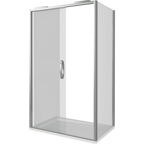 Душевое ограждение Bas Antares WTW+SP C-CH 110х100 см (стекло 8 мм) хром/прозрачное - 3 Душевое ограждение Bas Antares WTW+SP C-CH 110х100 см (стекло 8 мм) хром/прозрачное фото 3