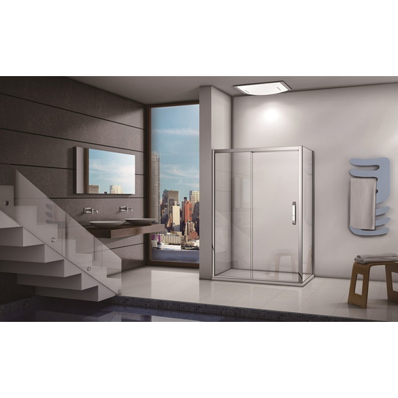 Душевое ограждение Bas Antares WTW+SP C-CH 120х80 см (стекло 8 мм) хром/прозрачное - 5 Душевое ограждение Bas Antares WTW+SP C-CH 120х80 см (стекло 8 мм) хром/прозрачное фото 5