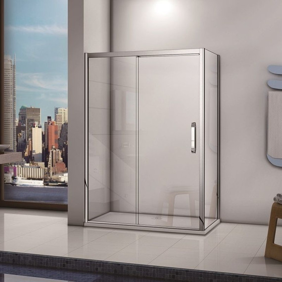 Душевое ограждение Bas Antares WTW+SP C-CH 110х100 см (стекло 8 мм) хром/прозрачное - 4 Душевое ограждение Bas Antares WTW+SP C-CH 110х100 см (стекло 8 мм) хром/прозрачное фото 4