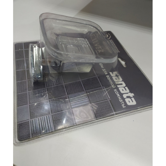 Стеклянная мыльница Sanata S17CCZ09 - 4 Стеклянная мыльница Sanata S17CCZ09 фото 4