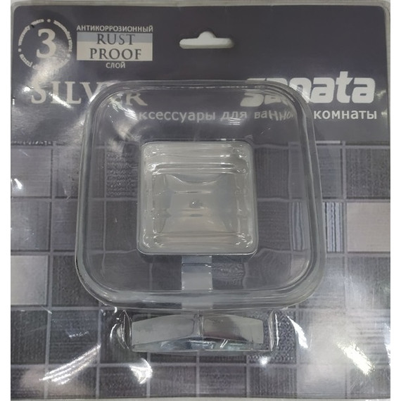 Стеклянная мыльница Sanata S17CCZ09 - 3 Стеклянная мыльница Sanata S17CCZ09 фото 3