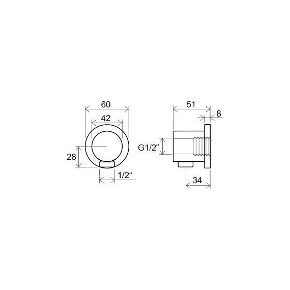 Шланговое подсоединение Ravak X07P004 - 4 Шланговое подсоединение Ravak X07P004 фото 4