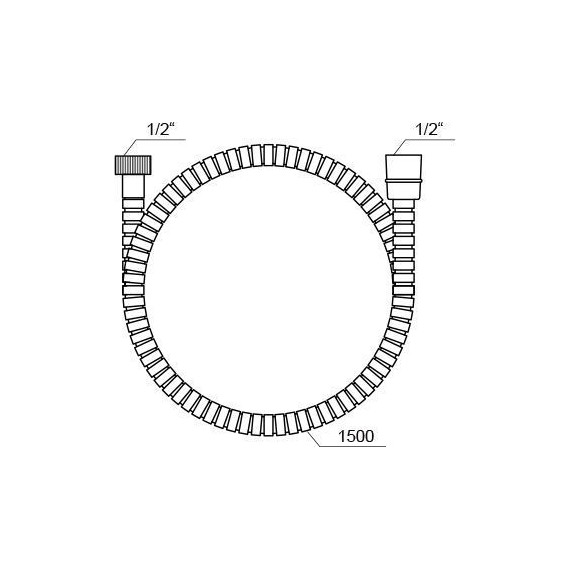 Душевой шланг Ravak X07P006 фото 4