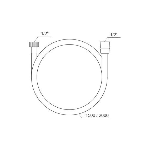 Душевой шланг Ravak 913.00 150 см X07P176, SatinFlex фото 4