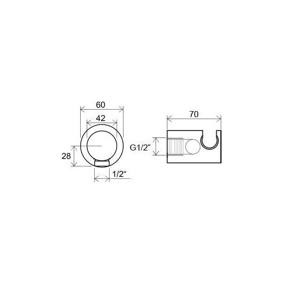 Шланговое подсоединение с держателем Ravak X07P206 фото 3