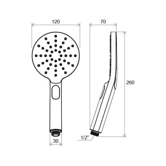 Ручной душ Ravak X07P233 - 4 Ручной душ Ravak X07P233 фото 4