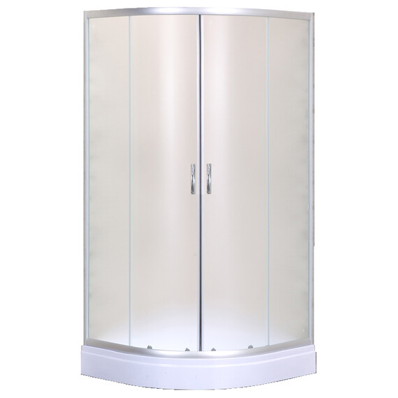 Душевое ограждение Loranto CS-8015S 90х90 см, сатин/матовое фото 