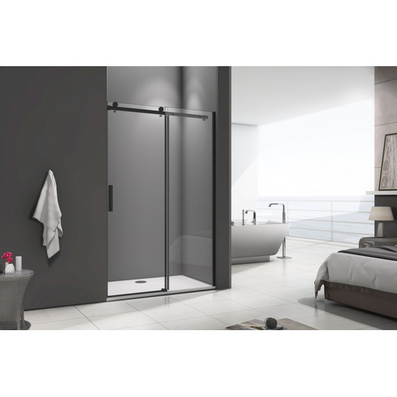 Душевая дверь Bas Galaxy WTW-110-C-CB 110 см чёрный/прозрачное - 6 Душевая дверь Bas Galaxy WTW-110-C-CB 110 см чёрный/прозрачное фото 6