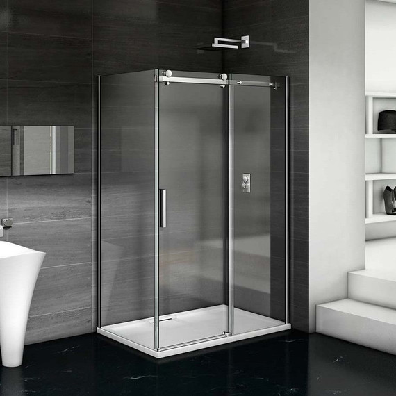 Душевое ограждение Bas Galaxy WTW+SP C-CH 170х80 см, хром/прозрачное - 4 Душевое ограждение Bas Galaxy WTW+SP C-CH 170х80 см, хром/прозрачное фото 4