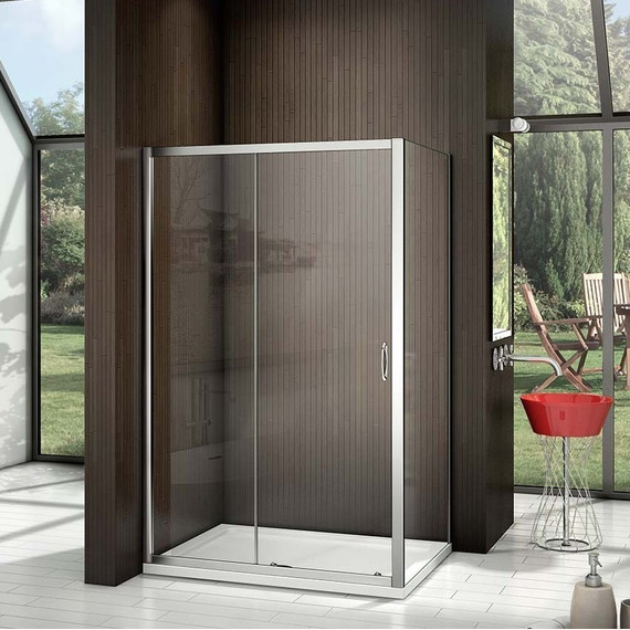 Душевое ограждение Bas Latte WTW+SP C-WE 140х100 см алюминий/прозрачное - 3 Душевое ограждение Bas Latte WTW+SP C-WE 140х100 см алюминий/прозрачное фото 3