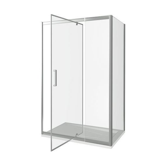 Душевое ограждение Bas Orion WTW-PD+SP C-CH 120х100 см хром/прозрачное - 3 Душевое ограждение Bas Orion WTW-PD+SP C-CH 120х100 см хром/прозрачное фото 3